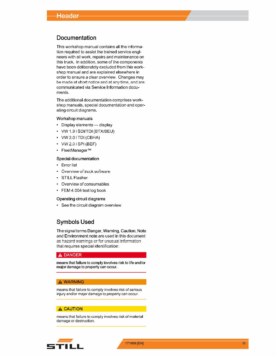 Still RX70-22, RX70-25, RX70-30, RX70-35 Diesel / LPG Fork Truck Forklift Service Repair Workshop Manual preview img 5