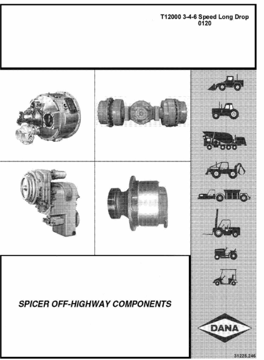 T12000 Powershift Transmission Maintenance Service Manual preview img 1