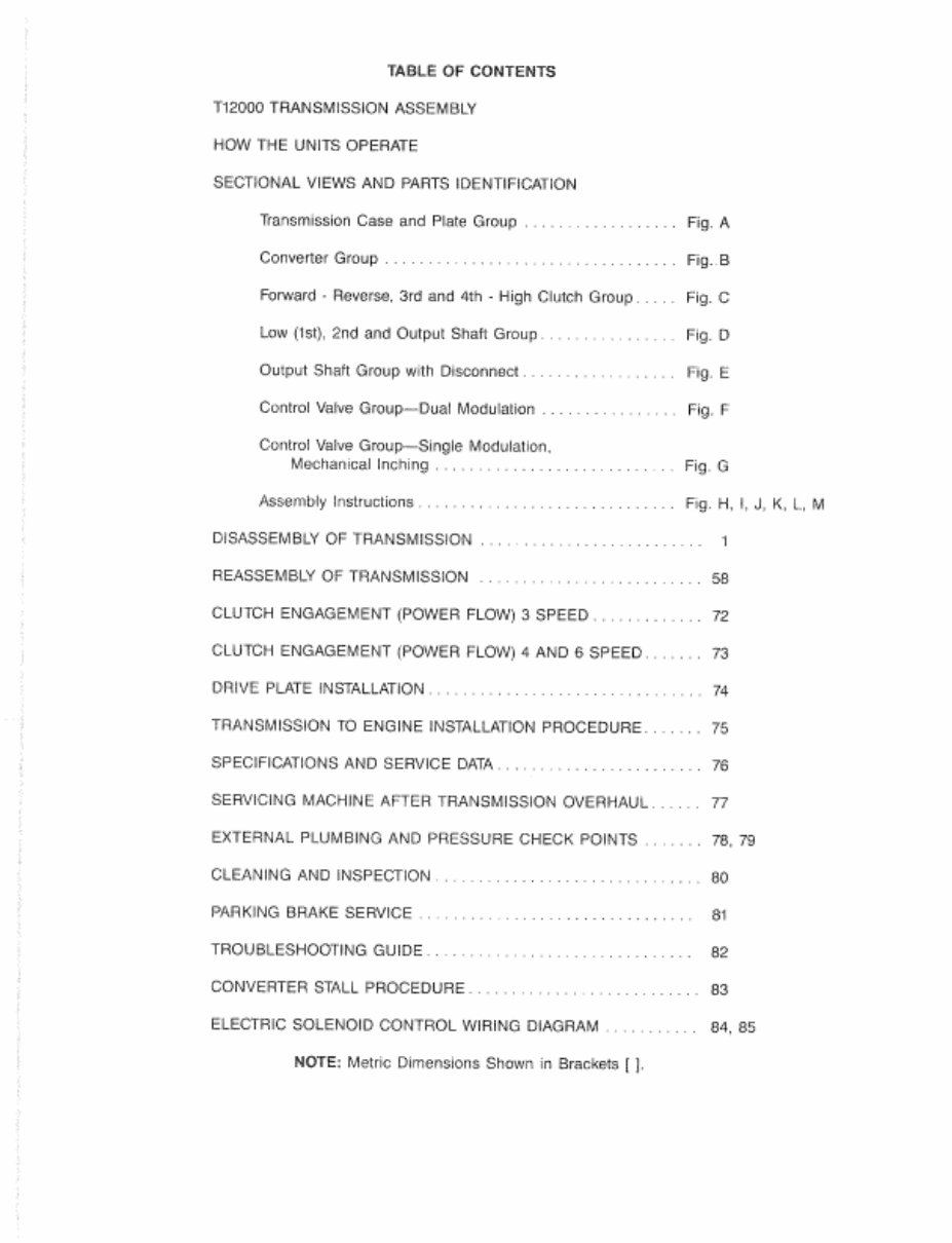 T12000 Powershift Transmission Maintenance Service Manual preview img 3