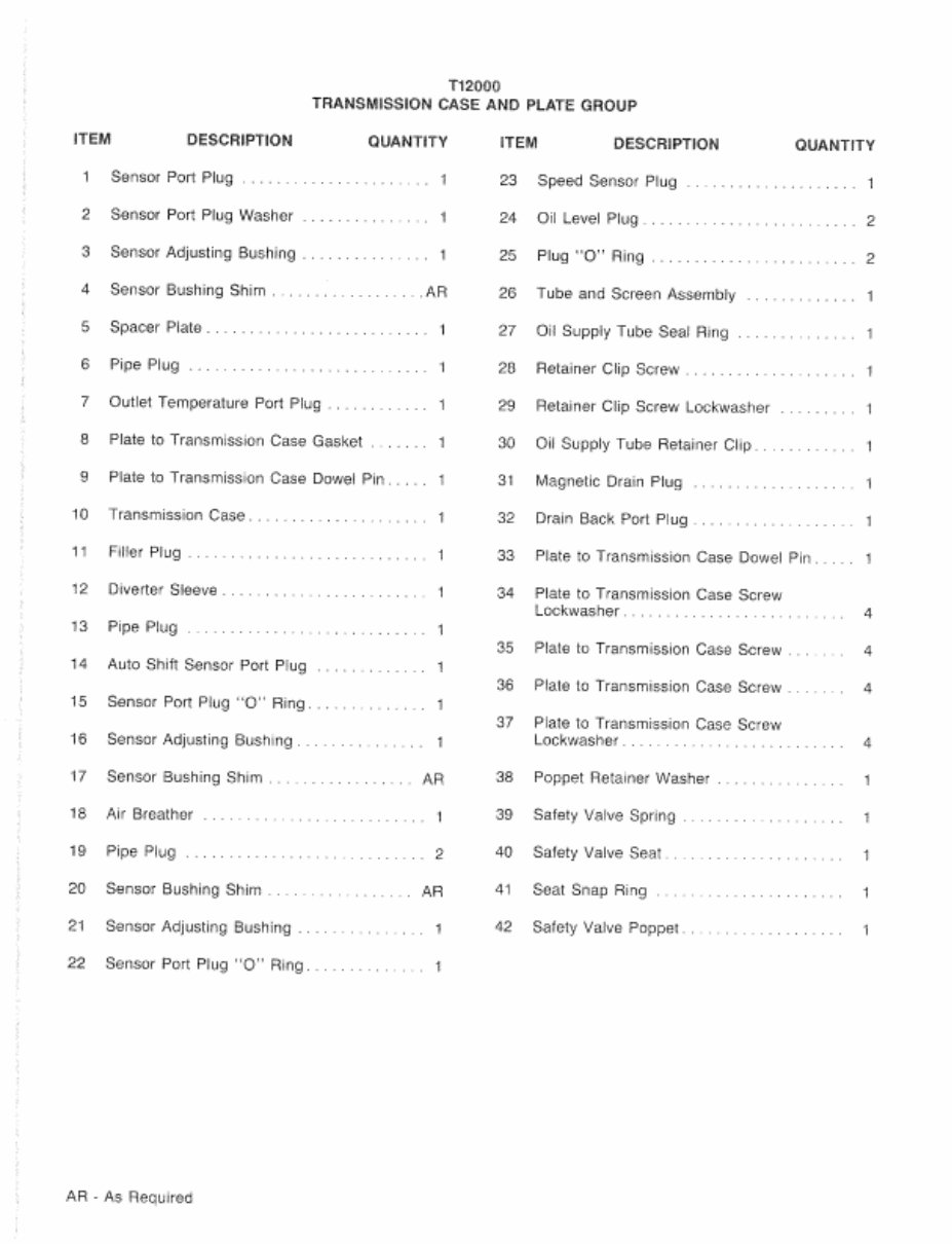 T12000 Powershift Transmission Maintenance Service Manual preview img 7