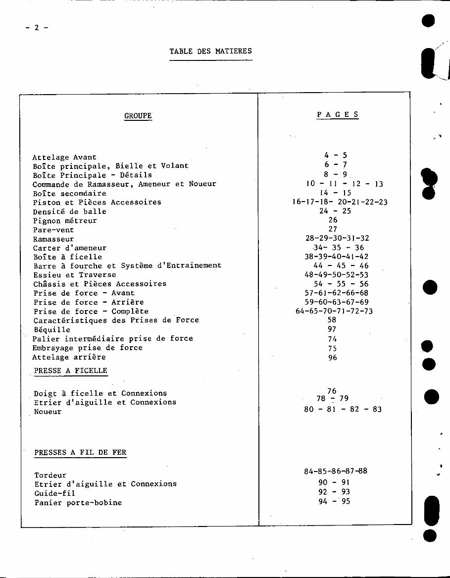 SPARE Parts Catalog New HOLLand 67,68,69,70,71 SQUARE BALER preview img 3