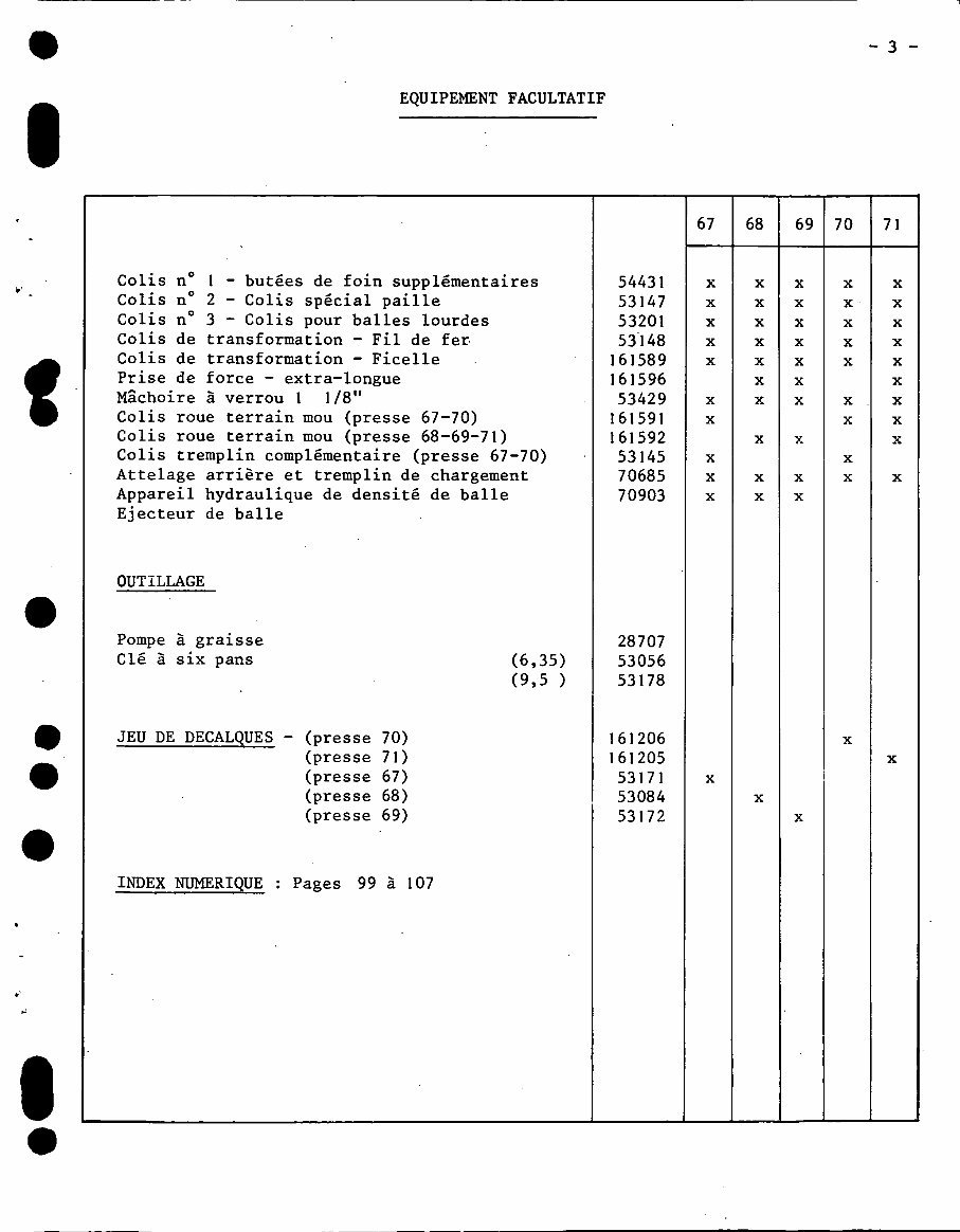 SPARE Parts Catalog New HOLLand 67,68,69,70,71 SQUARE BALER preview img 4