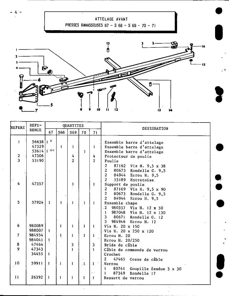 SPARE Parts Catalog New HOLLand 67,68,69,70,71 SQUARE BALER preview img 5