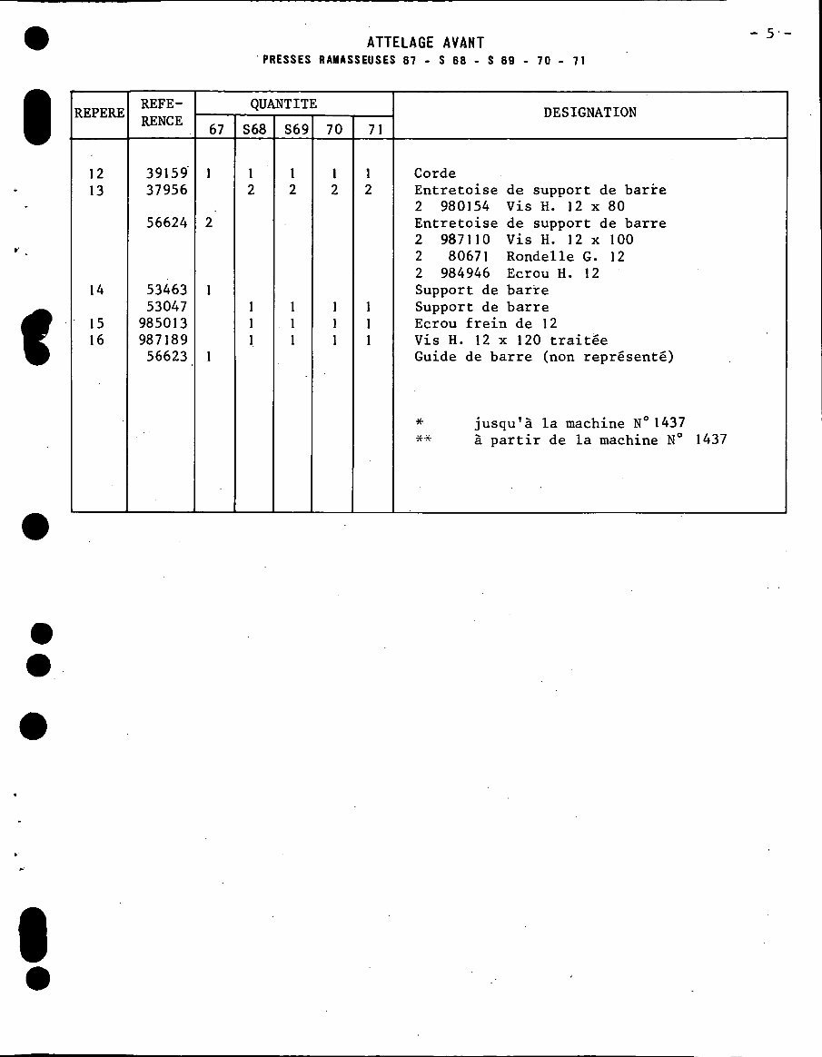 SPARE Parts Catalog New HOLLand 67,68,69,70,71 SQUARE BALER preview img 6