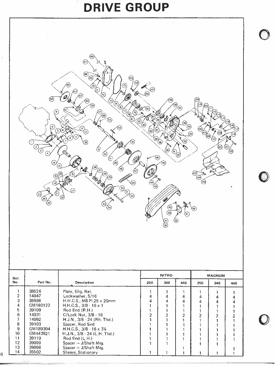 1976 rupp nitro & magnum snowmobile parts manual preview img 10