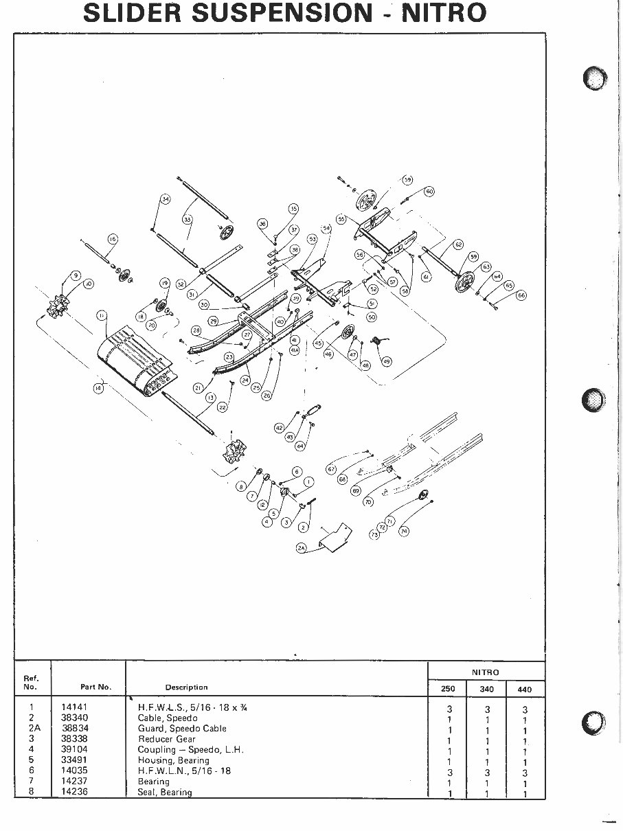 1976 rupp nitro & magnum snowmobile parts manual preview img 6