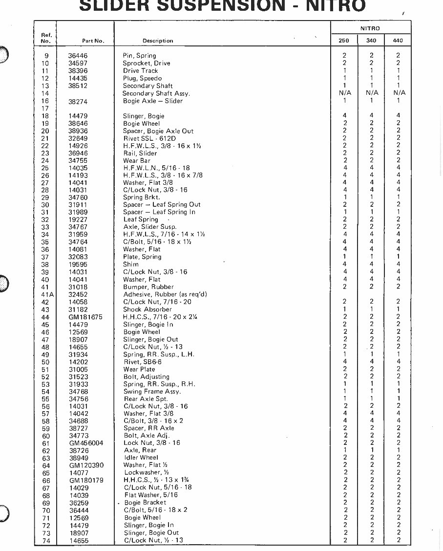 1976 rupp nitro & magnum snowmobile parts manual preview img 7