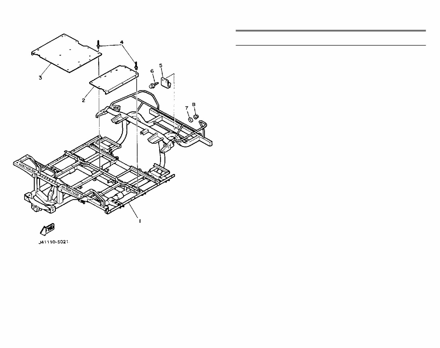 YAMAHA G2 ED GOLF CART Parts Manual Catalog preview img 3