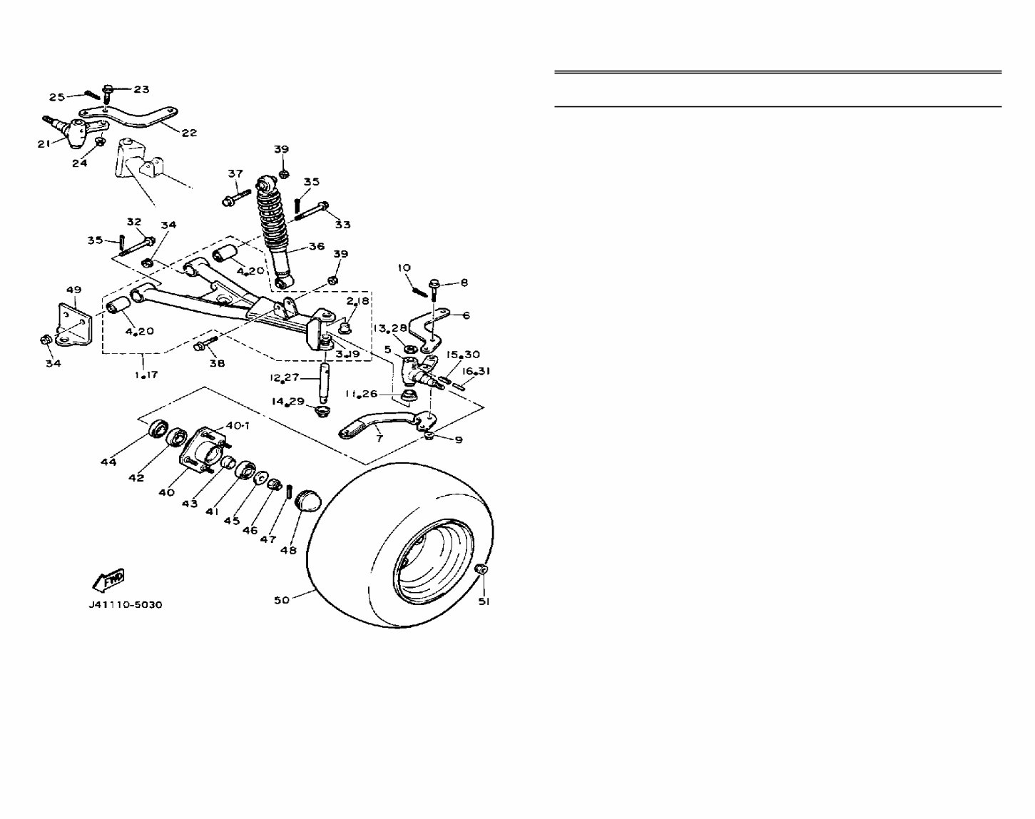 YAMAHA G2 ED GOLF CART Parts Manual Catalog preview img 5