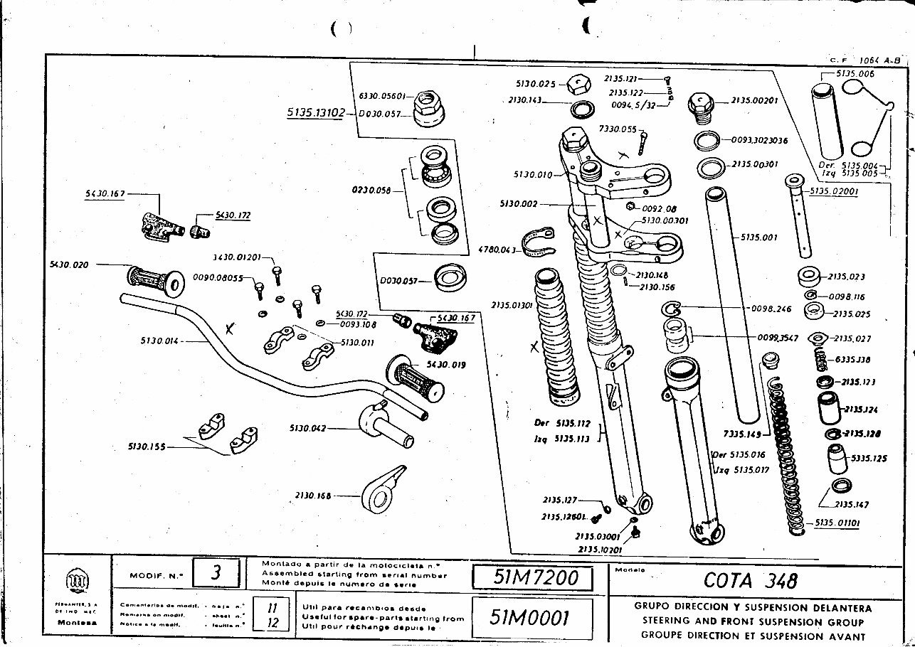 MONTESA COTA 348 Replacement Parts Manual 1978 Onwards preview img 2