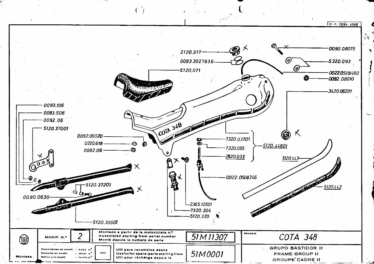 MONTESA COTA 348 Replacement Parts Manual 1978 Onwards preview img 3