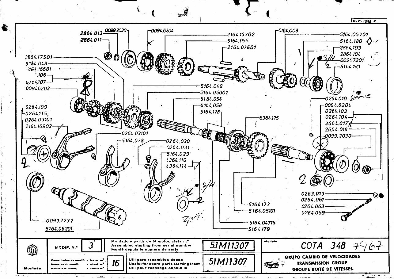 MONTESA COTA 348 Replacement Parts Manual 1978 Onwards preview img 8