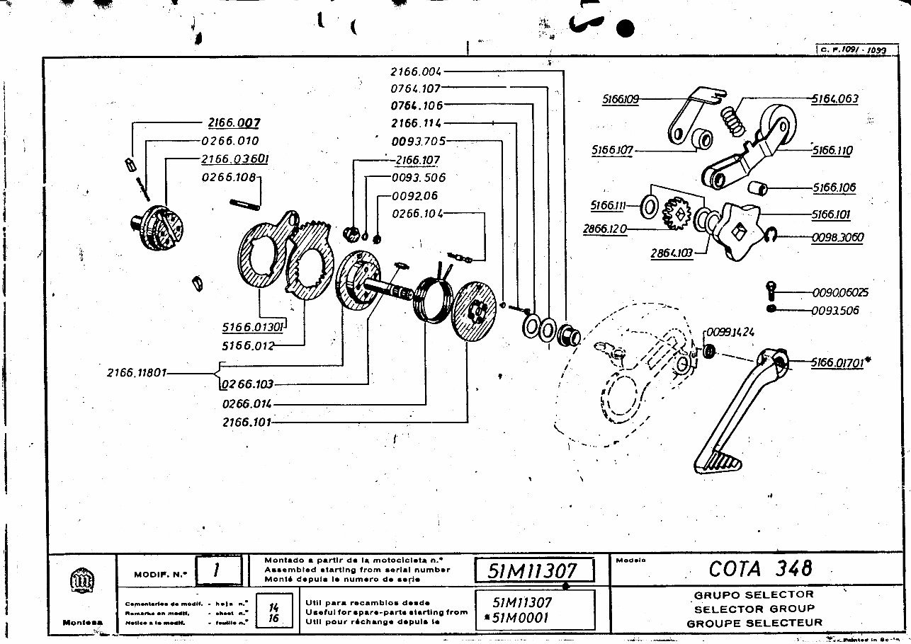 MONTESA COTA 348 Replacement Parts Manual 1978 Onwards preview img 9