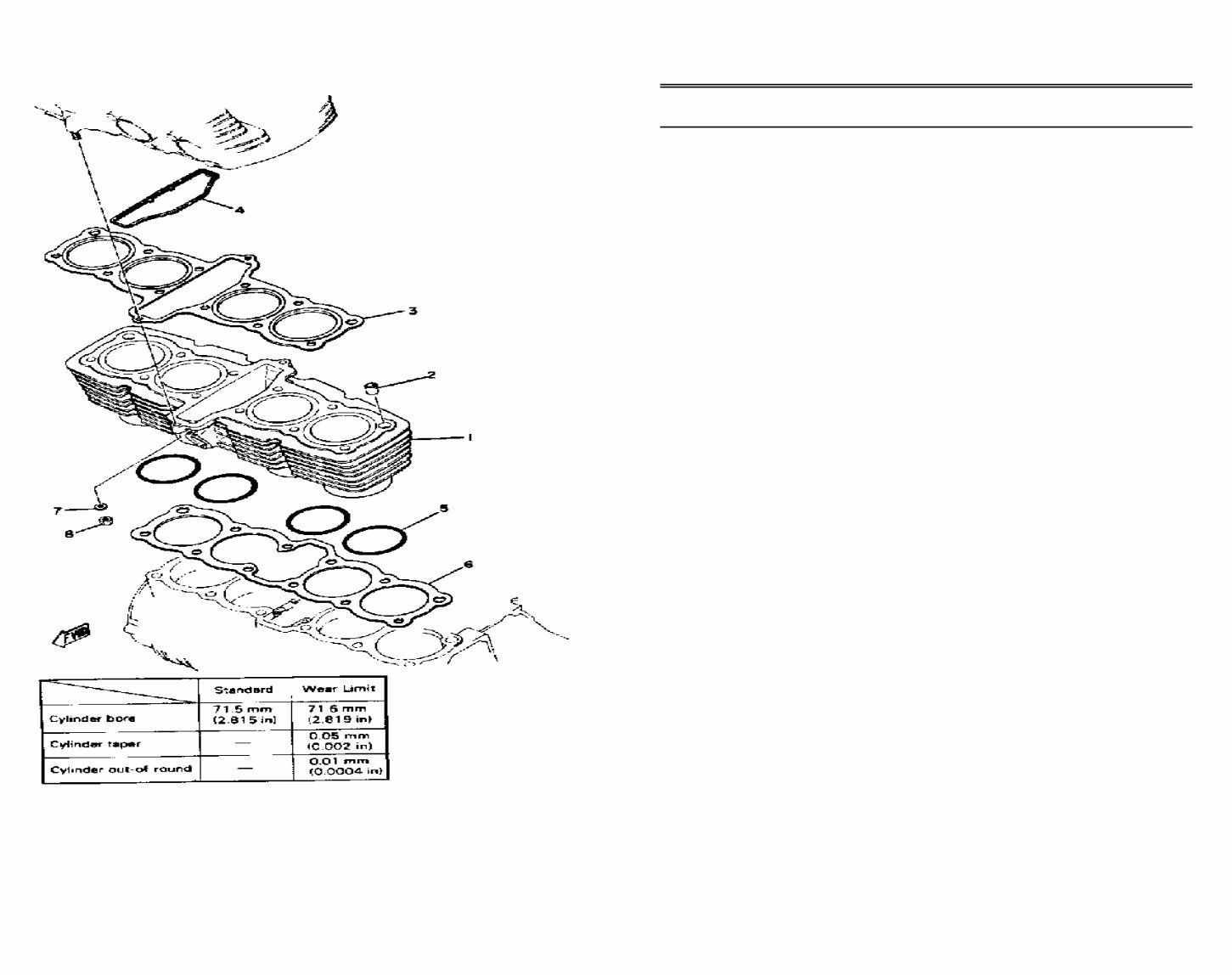 Yamaha XS1100 FACTORY Owners Repair Manual 1978-1982 preview img 3