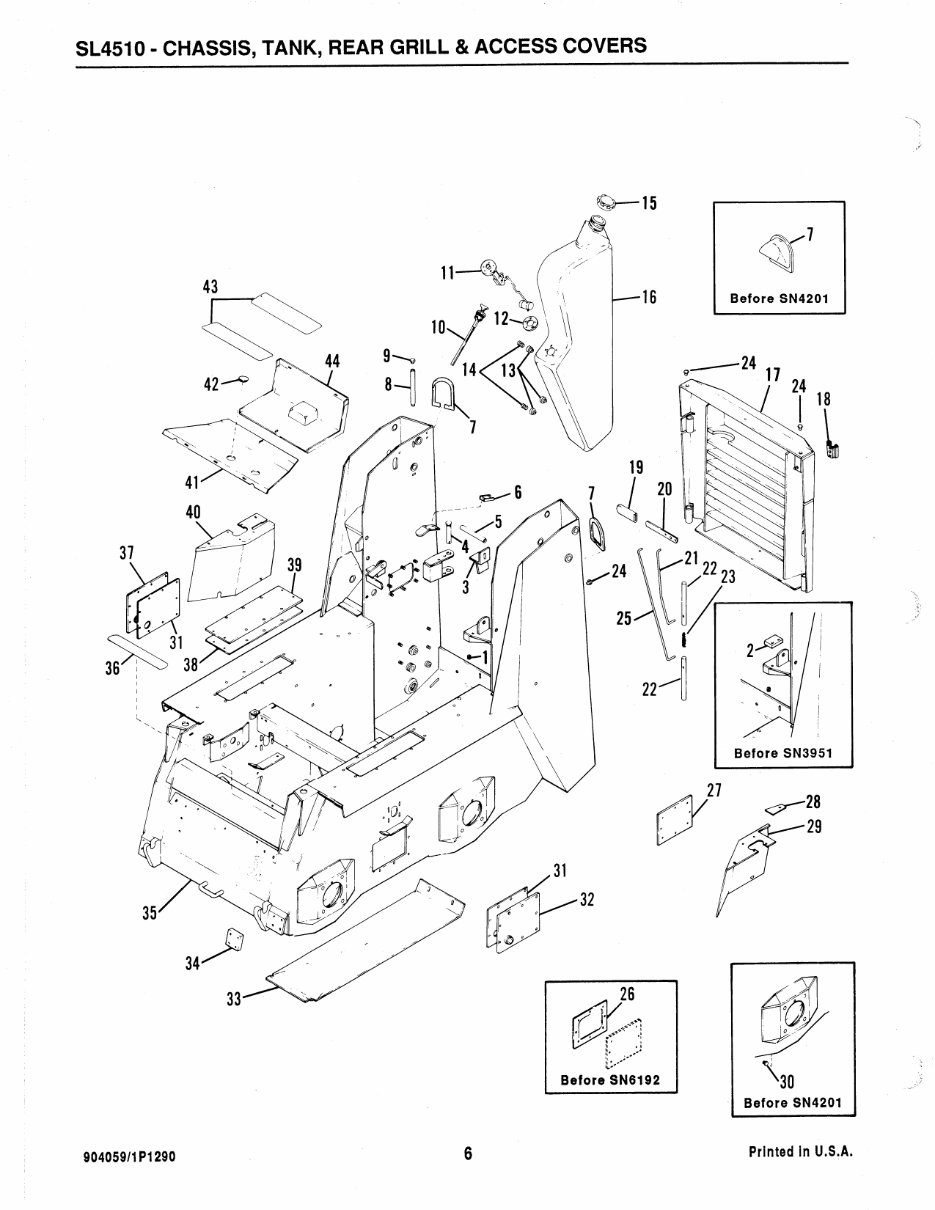 GEHL 4510 SKID Loader Parts Part IPL Manual preview img 8