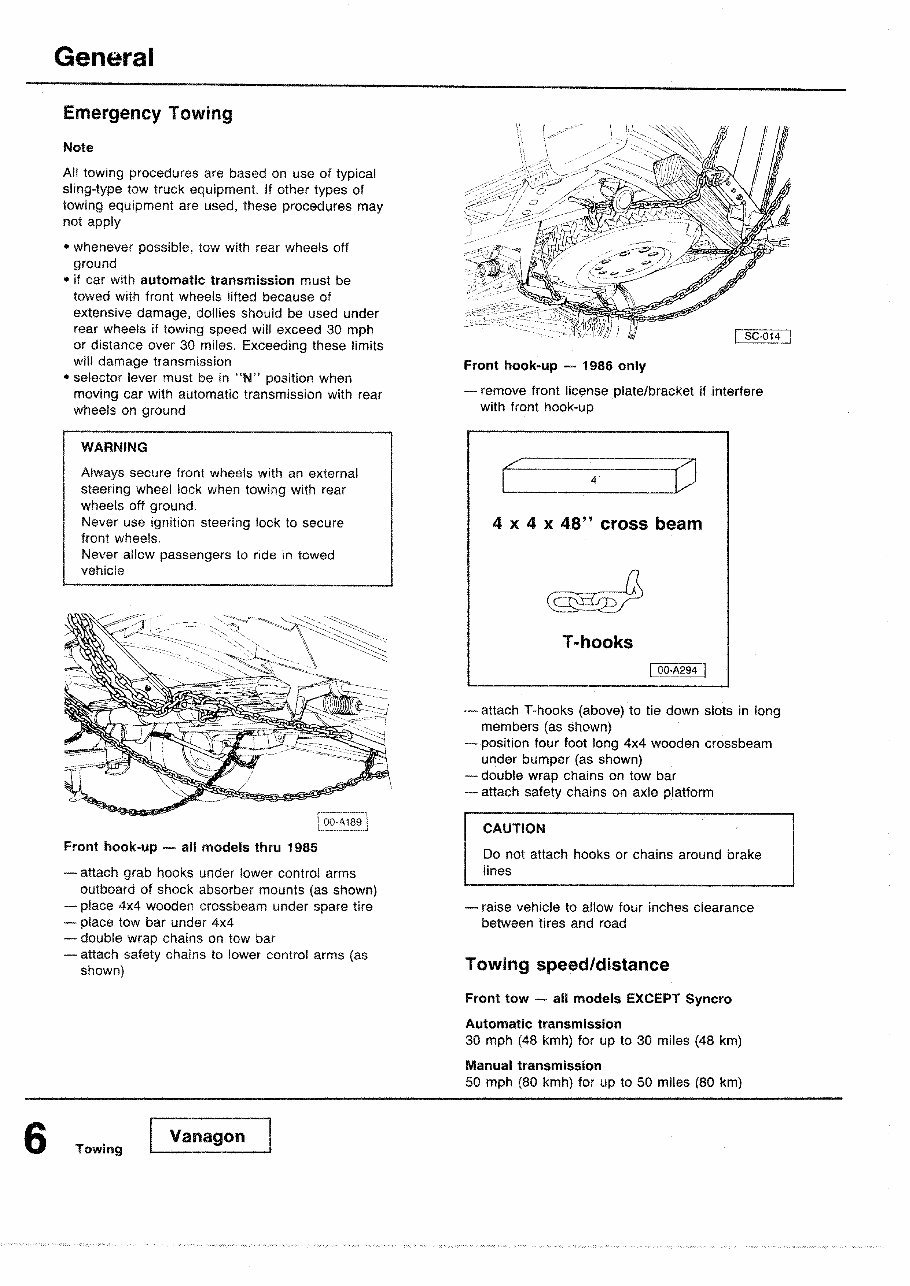 VOLKSWAGEN VANAGON Shop Manual 1980-1992 preview img 6