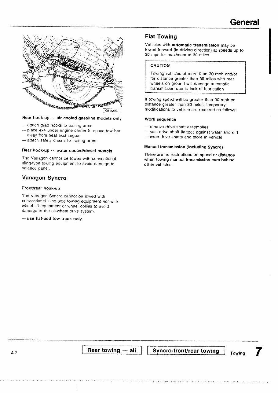 VOLKSWAGEN VANAGON Shop Manual 1980-1992 preview img 7