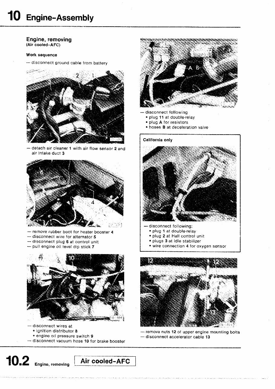 VOLKSWAGEN VANAGON Shop Manual 1980-1992 preview img 9