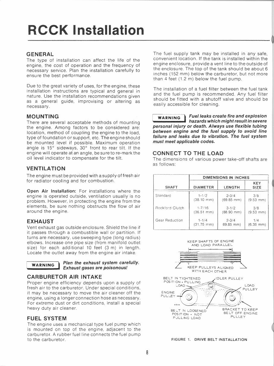 Onan MCCK Engine Service Repair Maintenance OVERHAUL Shop Manual 927-0752 preview img 10