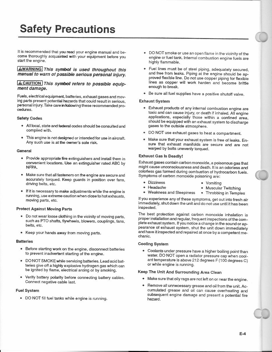 Onan MCCK Engine Service Repair Maintenance OVERHAUL Shop Manual 927-0752 preview img 2