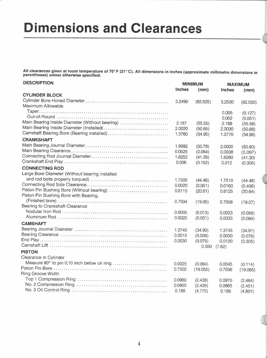 Onan MCCK Engine Service Repair Maintenance OVERHAUL Shop Manual 927-0752 preview img 6