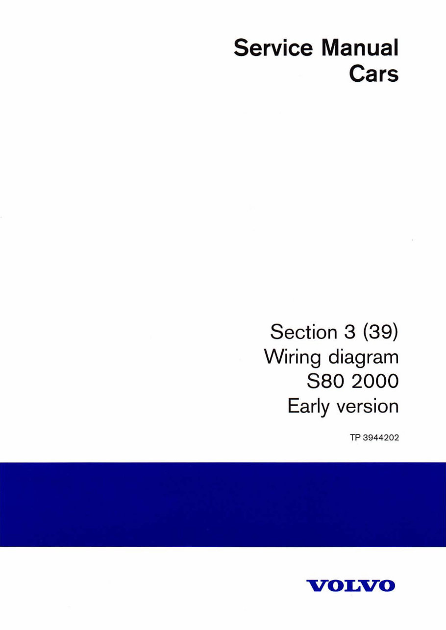 2000 Volvo S80 Wiring Diagrams preview img 1