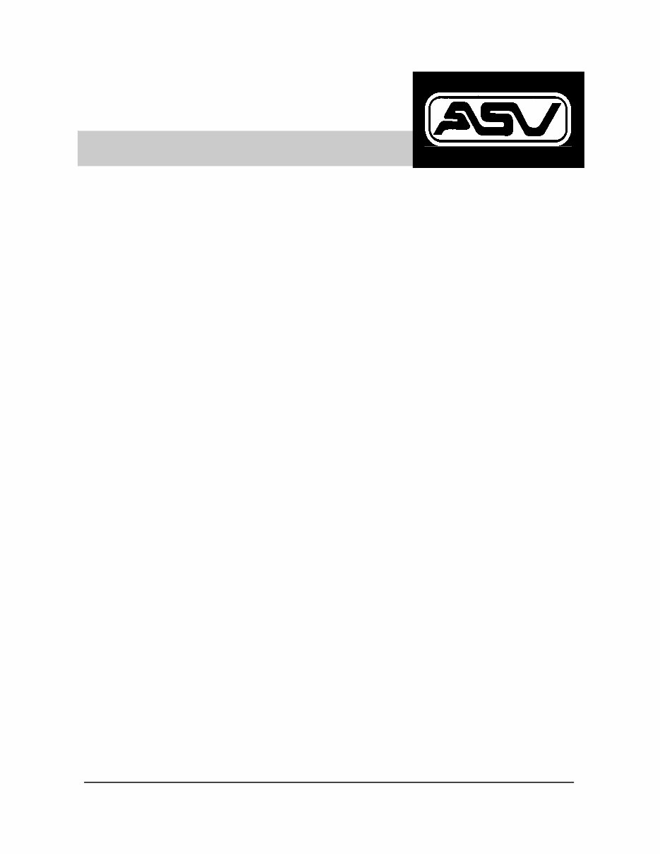 ASV POSI-TRACK 4810 Operations Manual preview img 3