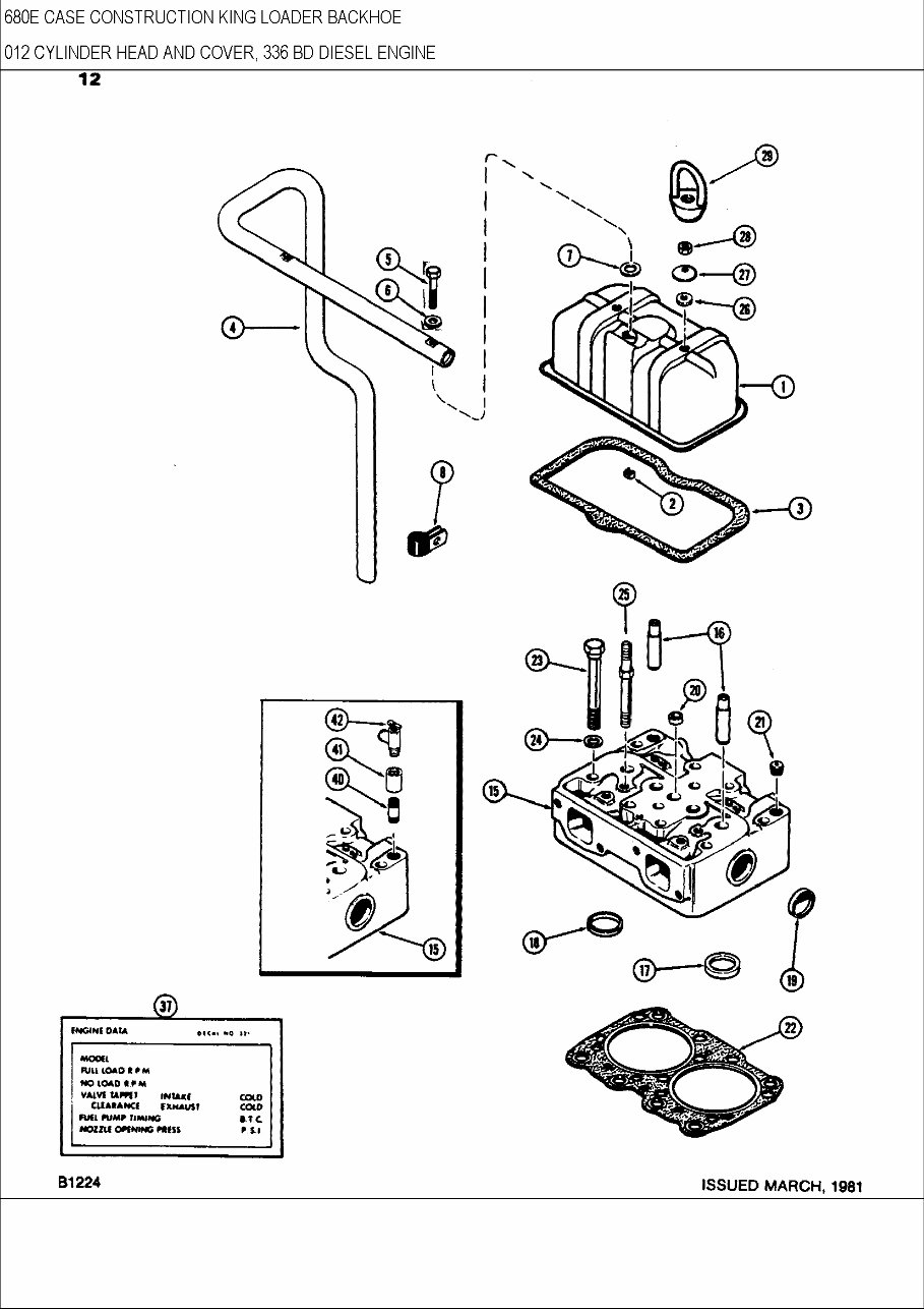 CASE 680E CK BACKHOE Loader Parts Catalog Manual preview img 10