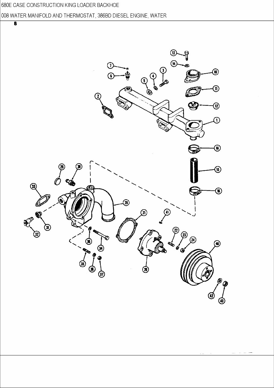 CASE 680E CK BACKHOE Loader Parts Catalog Manual preview img 5