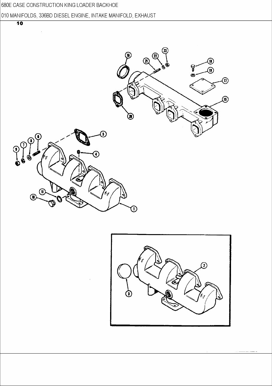 CASE 680E CK BACKHOE Loader Parts Catalog Manual preview img 8