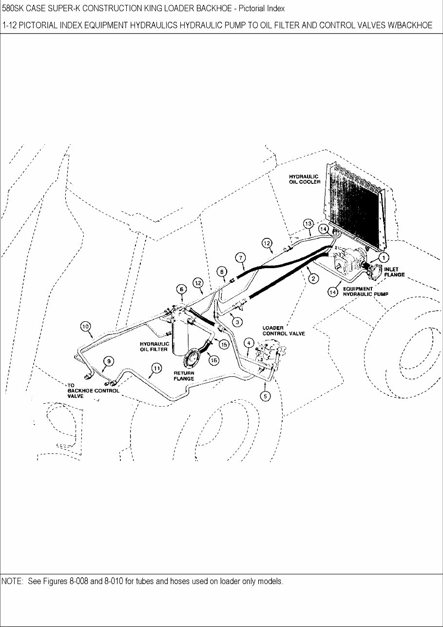 Case 580 Super K / Construction King Loader Backhoe Parts Catalog preview img 7