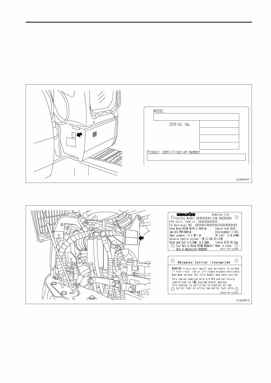 KOMATSU PC78US-8 Hydraulic Excavator Service Repair Manual + Operation & Maintenance Manual preview img 6