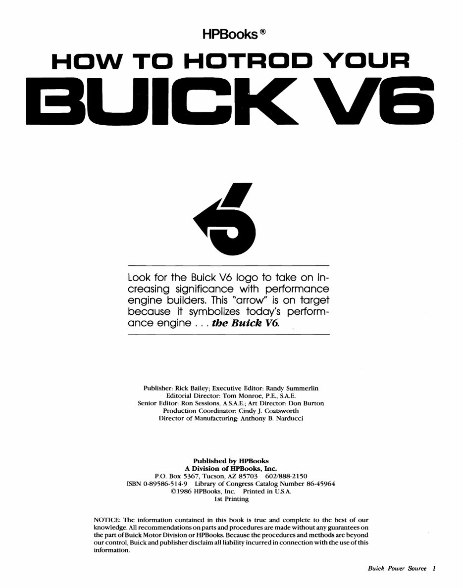 How To Hotrod Your Buick V6 — High-Performance Tuning Manual preview img 4