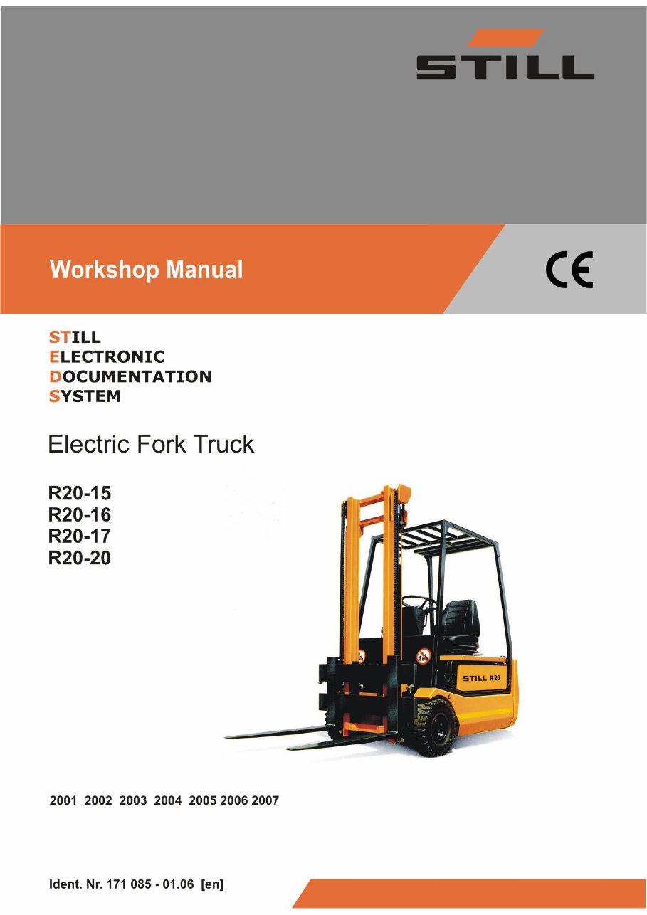 Still R20-15, R20-16, R20-18, R20-20 Workshop Service manual preview img 1