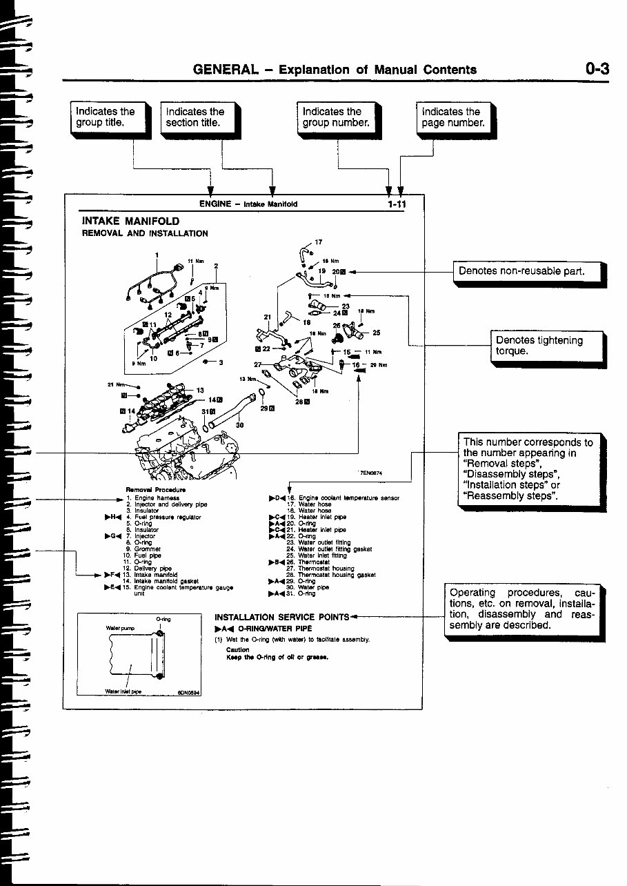 Mitsubishi 6A12 Engine Service Repair Workshop Manual preview img 5
