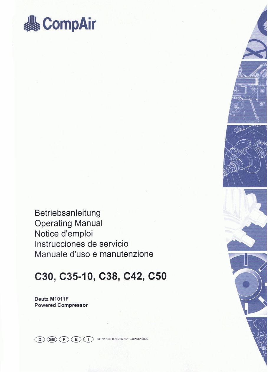 Compair C30 C35 C40 C38 C42 C 50 Service Manual preview img 1