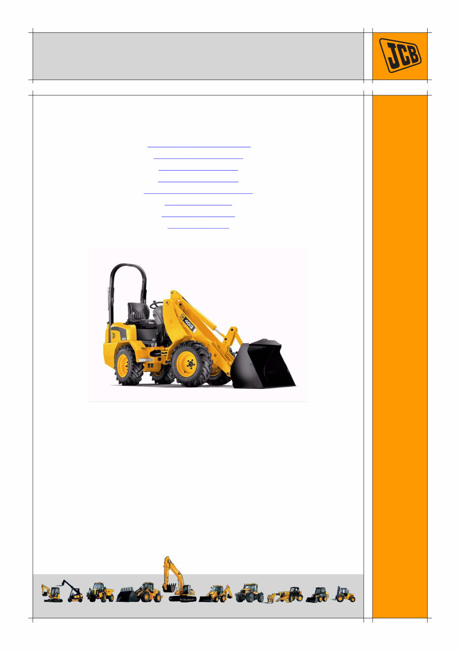JCB 403 Wheel Loader Service & Repair Manual preview img 1