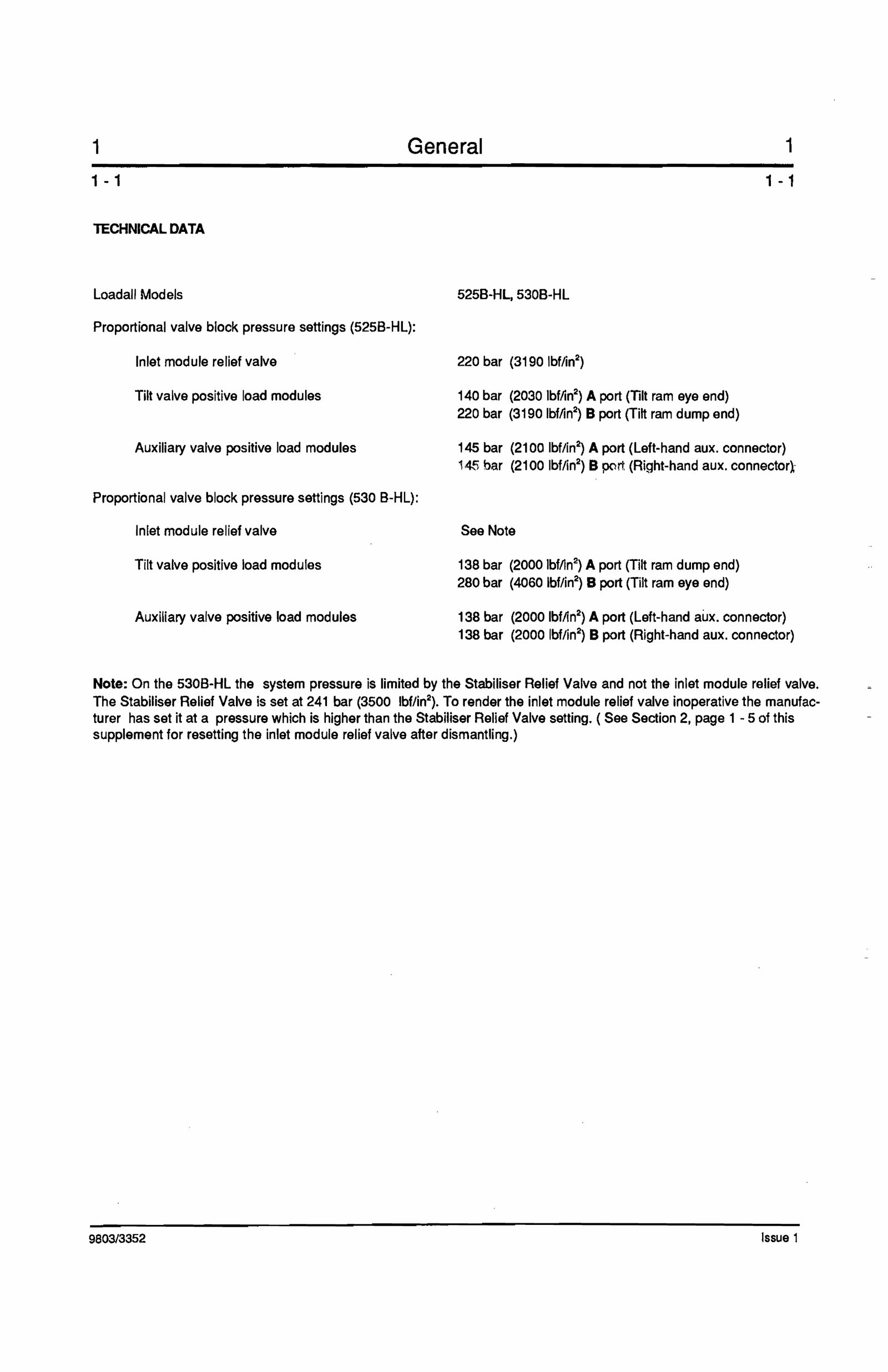JCB 530B-HL 525B-HL LOADALL Range SERVO HydraulicS Manual preview img 5