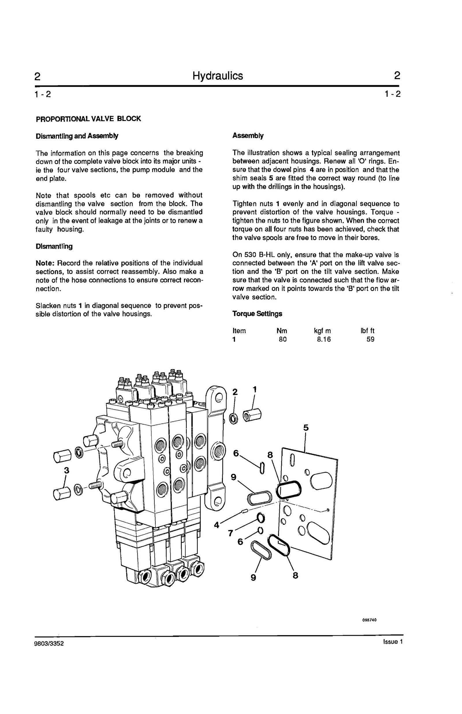 JCB 530B-HL 525B-HL LOADALL Range SERVO HydraulicS Manual preview img 8