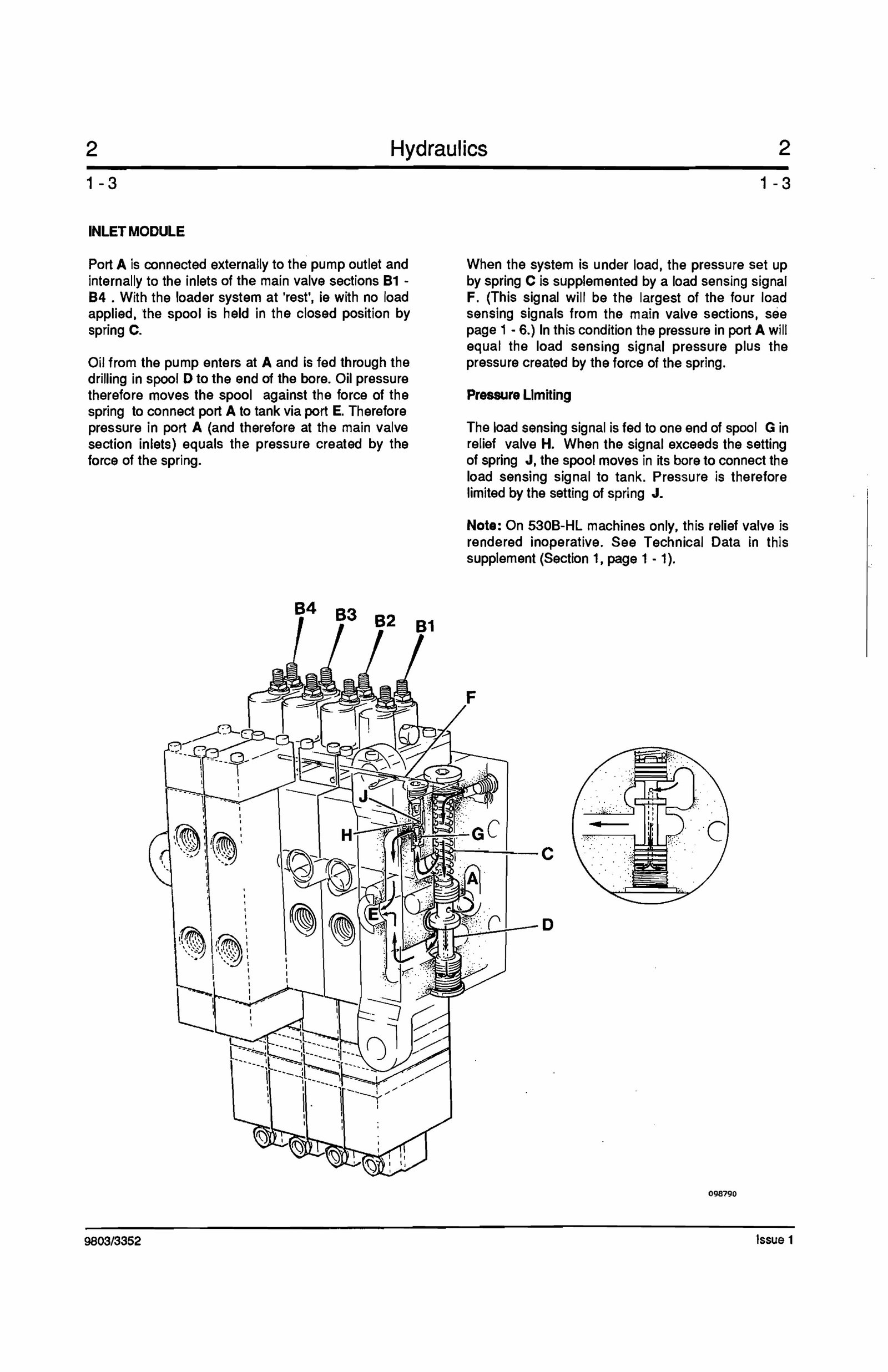JCB 530B-HL 525B-HL LOADALL Range SERVO HydraulicS Manual preview img 9