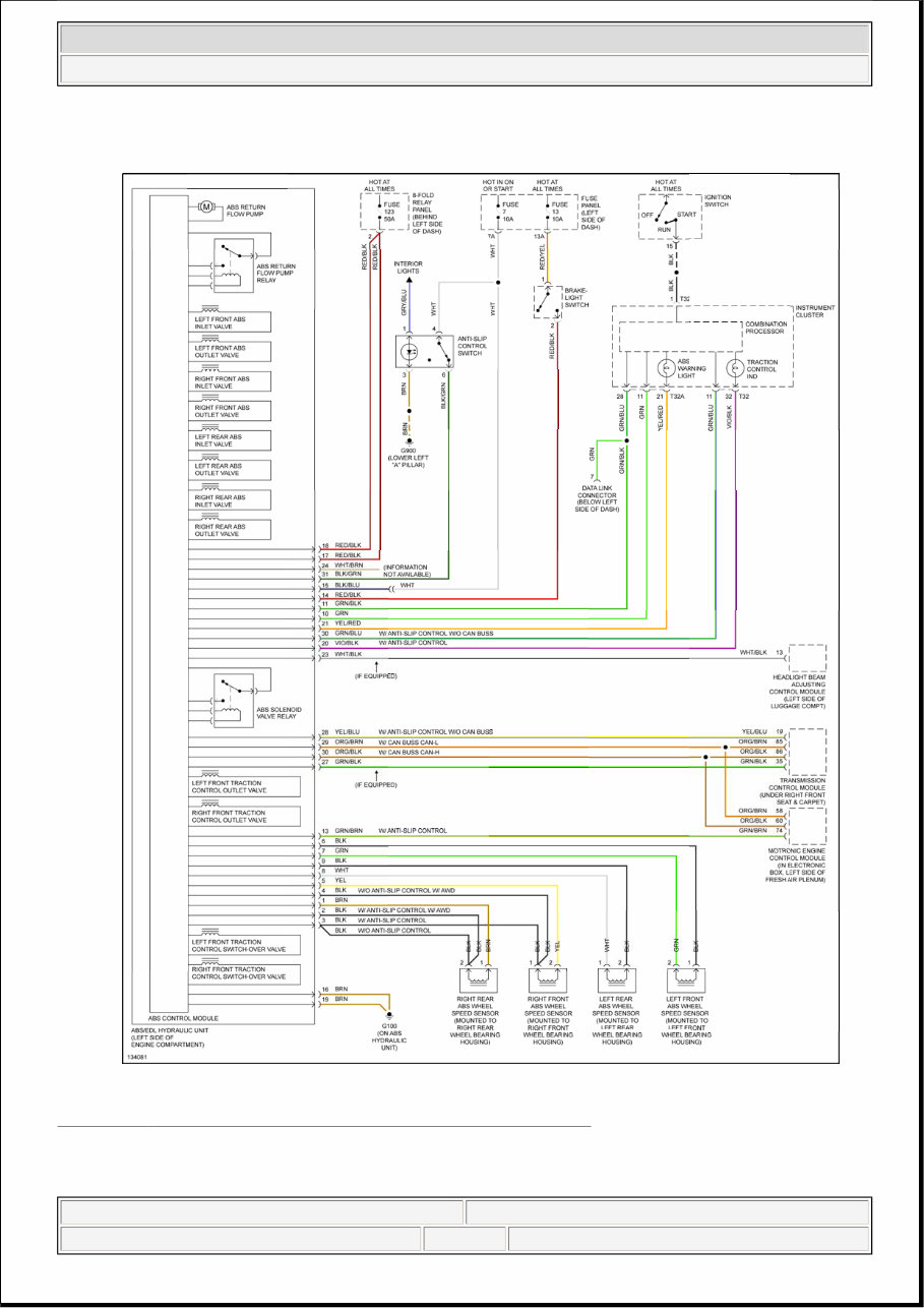 2000 Audi A6 Electrical Wiring Diagrams Workshop Manual preview img 8