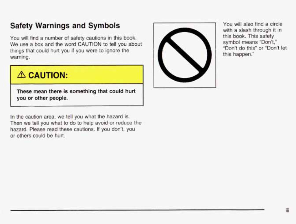 2003 CHEVY / CHEVROLET Tahoe Owners Manual preview img 4