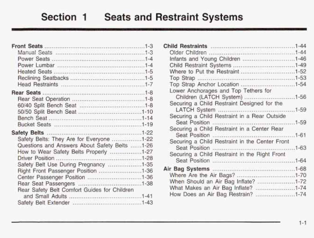 2003 CHEVY / CHEVROLET Tahoe Owners Manual preview img 8