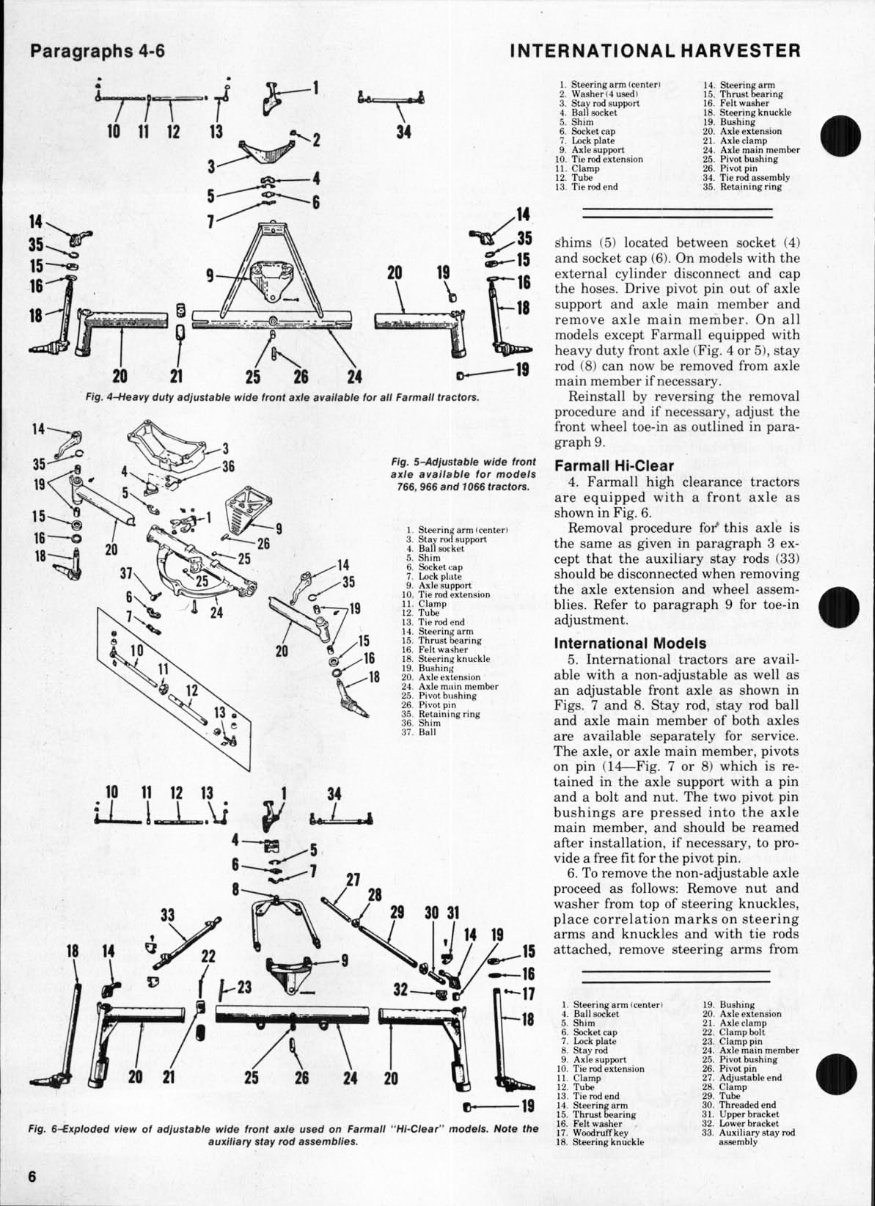 International Harvester 966 Tractor Repair Service Manual preview img 6