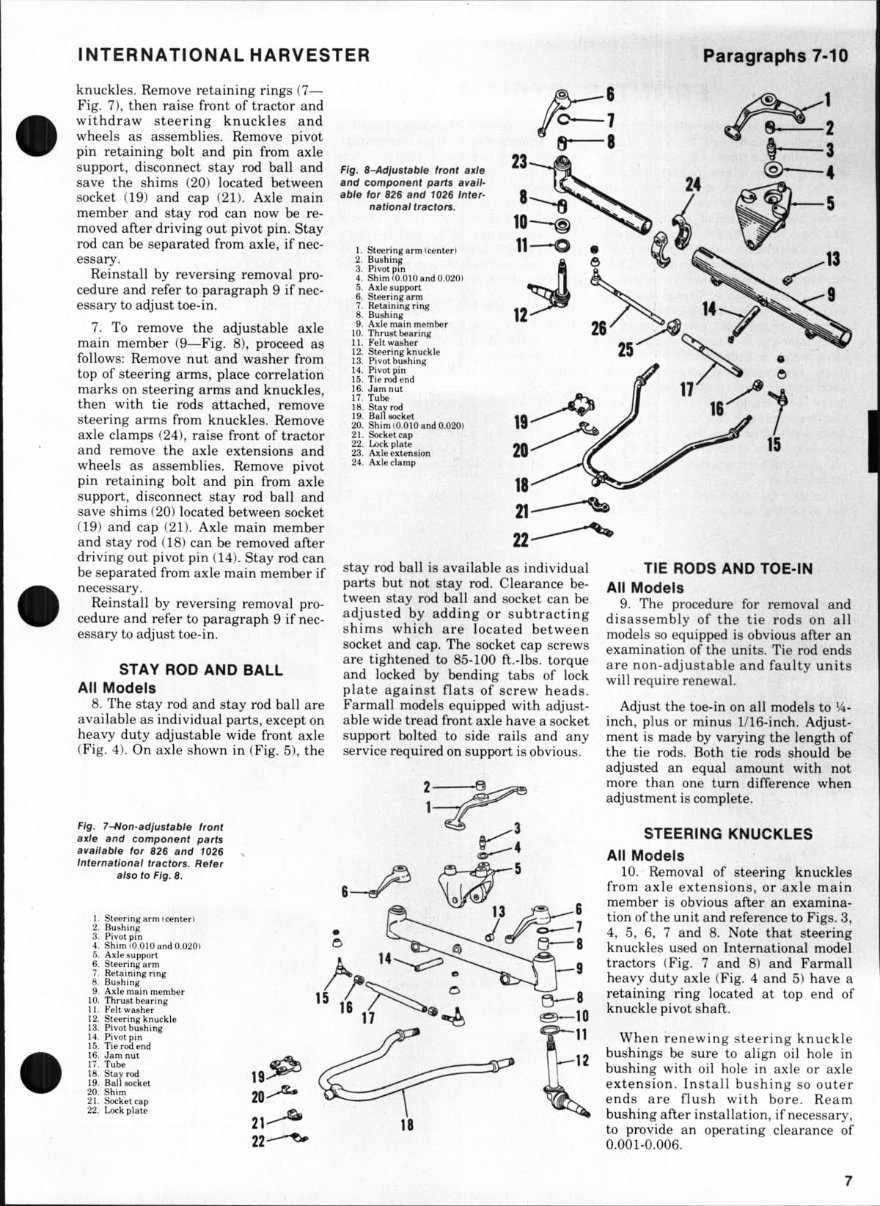 International Harvester 966 Tractor Repair Service Manual preview img 7