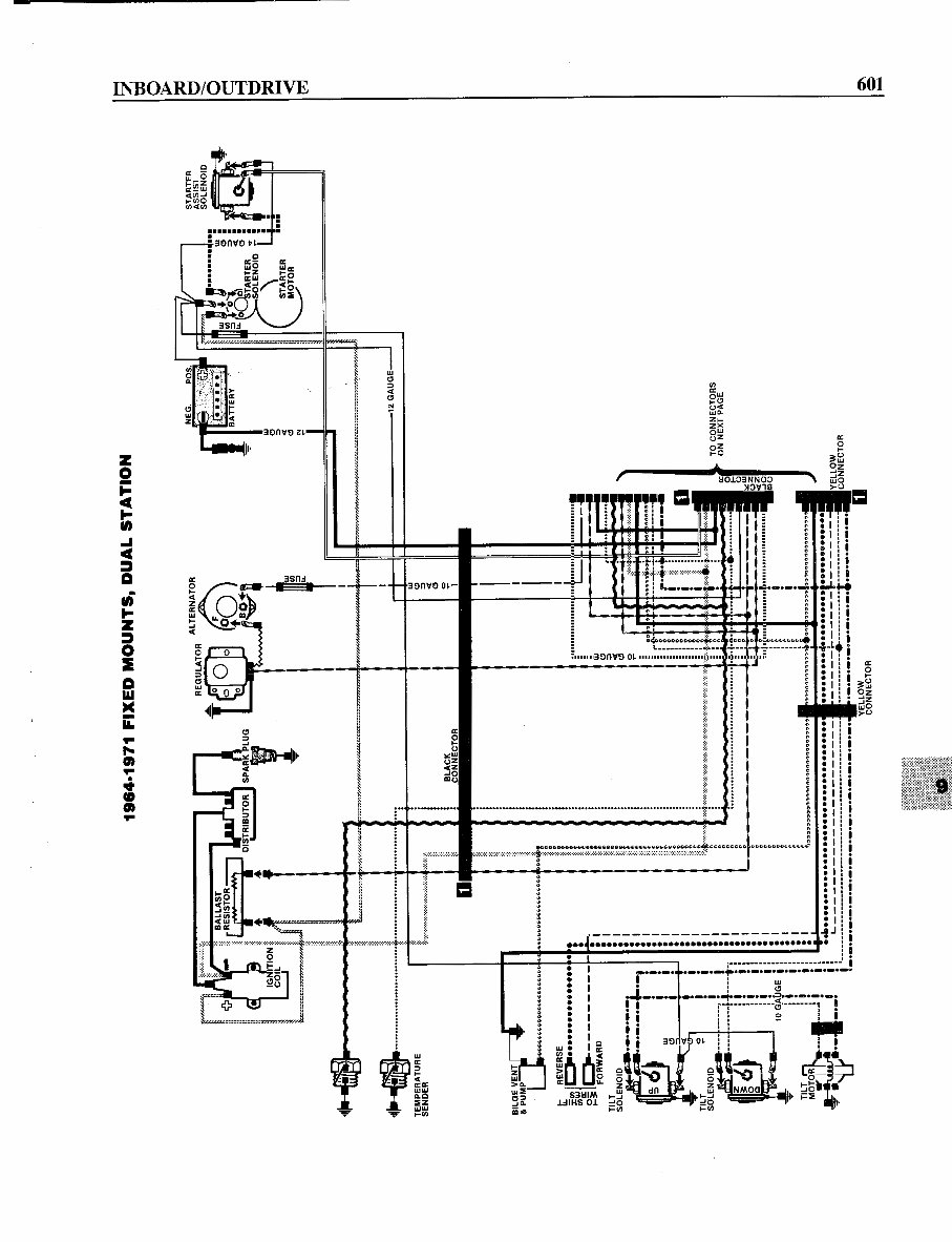 OMC Stern drive Wiring Diagrams - Full Colour preview img 2