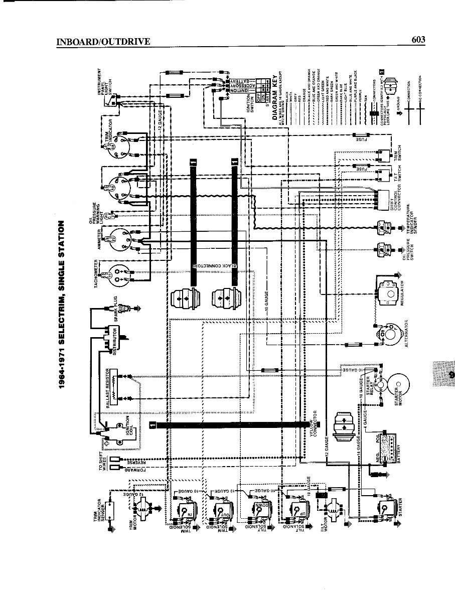 OMC Stern drive Wiring Diagrams - Full Colour preview img 4