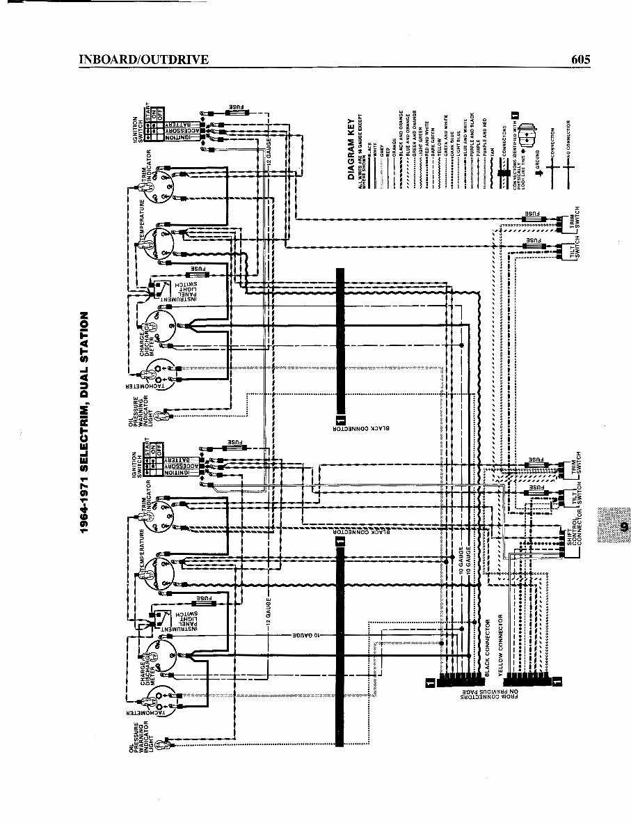 OMC Stern drive Wiring Diagrams - Full Colour preview img 6