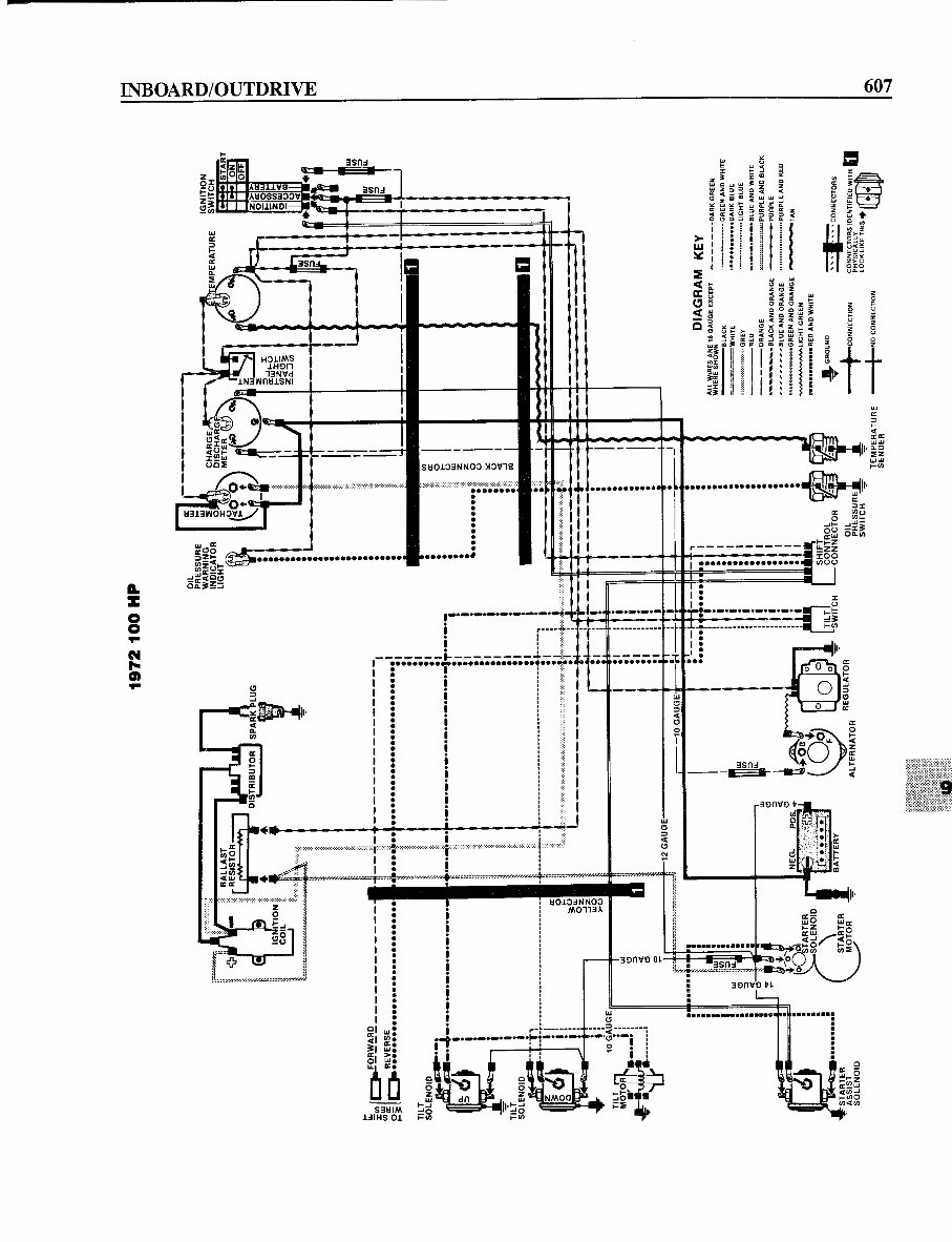 OMC Stern drive Wiring Diagrams - Full Colour preview img 8