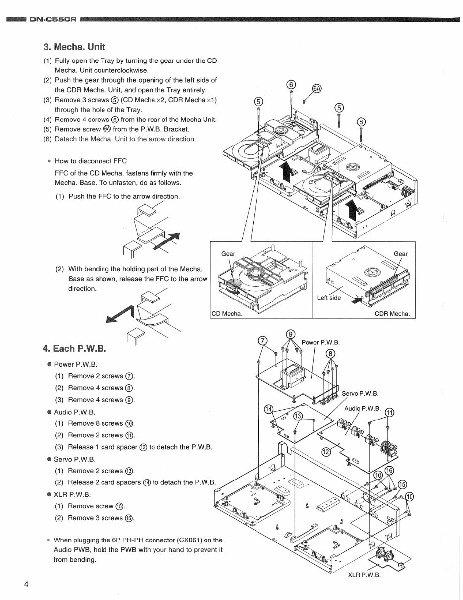 Denon DN-C550R Service Manual preview img 4